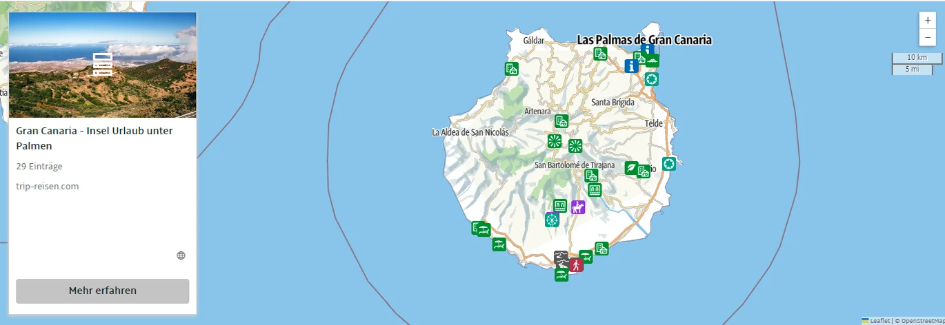 Gran Canaria - alle Infos auf GranCanariaFerienhaus  - alles auf einer Karte